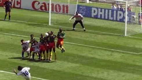 Coto Sierra clavó un golazo en el Mundial de Francia 98