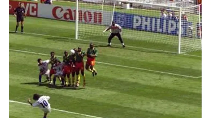 Coto Sierra clavó un golazo en el Mundial de Francia 98