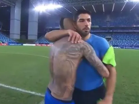 Vidal le dedica amoroso mensaje a Suárez, pero insiste: "Fue foul"