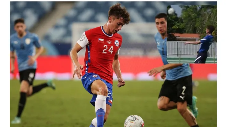 Luciano Arriagada se vio bien en sus minutos ante Uruguay.