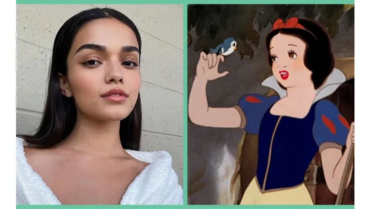Rachel Zegler y Blancanieves.