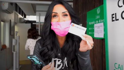 Pamela Díaz en La Ruta de la Vacuna.