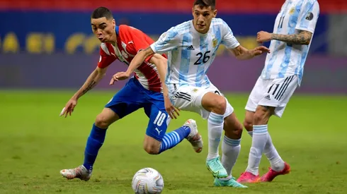 Almirón habló tras la derrota con Argentina