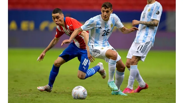 Almirón habló tras la derrota con Argentina