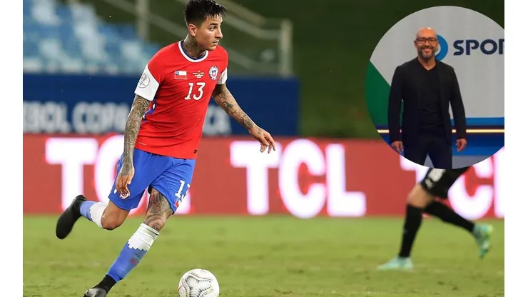 Erick Pulgar dejó con 10 unos minutos a Chile pues no podía salir sustituido.