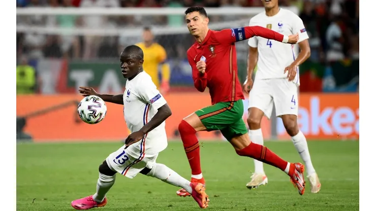 Kante y Cristiano fueron parte del choque de gigantes en la Euro