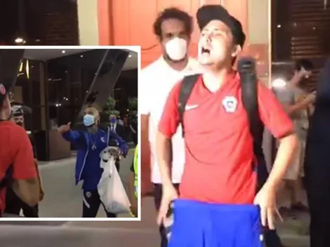 Hincha solitario se vuelve loco con lindo gesto de Vidal