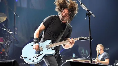 Foo Fighters rockeando de lo lindo en el Madison Square Garden.