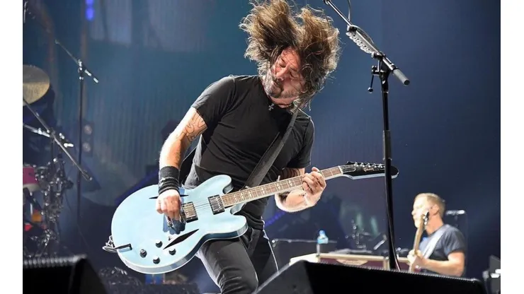 Foo Fighters rockeando de lo lindo en el Madison Square Garden.