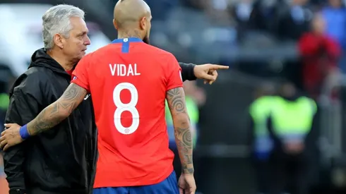 Vidal volvió a elogiar a Reinaldo Rueda.