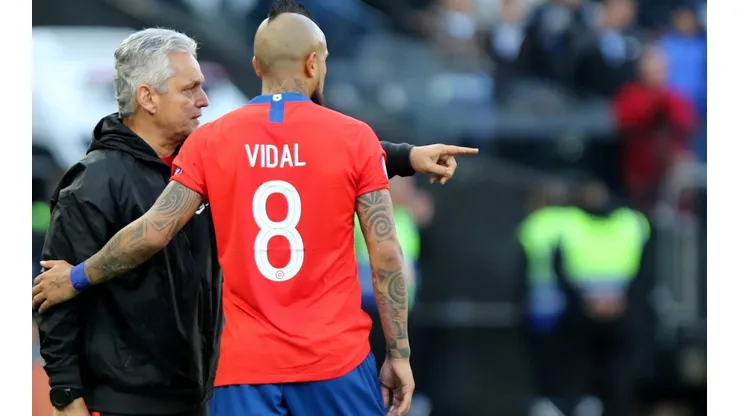 Vidal volvió a elogiar a Reinaldo Rueda.