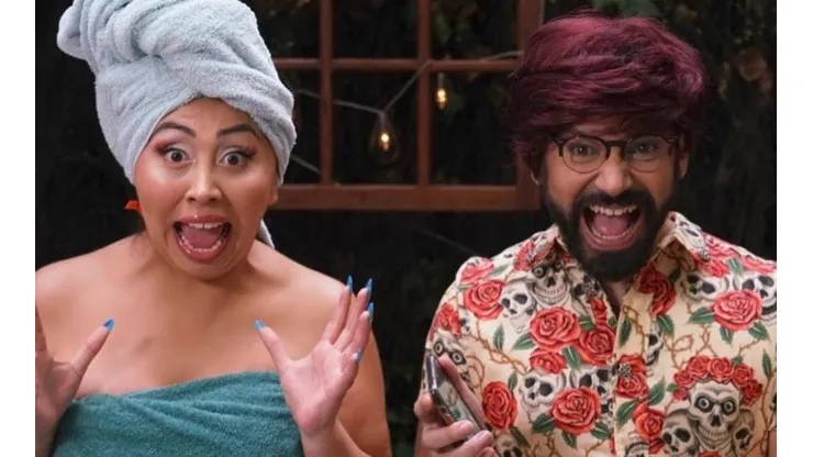 Naya Fácil junto al creador de Mamones, su director Francesc Morales.