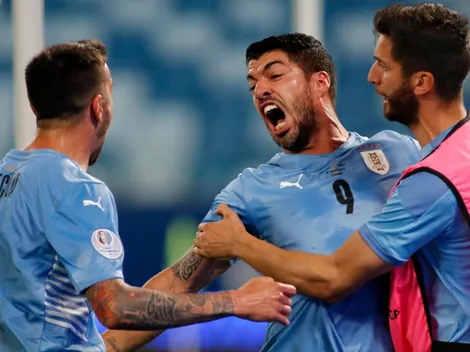 Cae el 1-1: gol de Suárez para Uruguay contra Chile