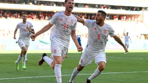 Laporte marcó su primer gol en la selección española