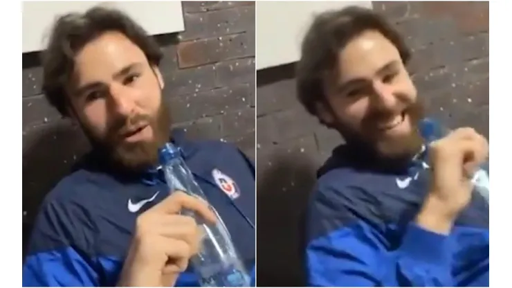 Ben Brereton aprendiendo sus primeras palabras derechamente en chileno, "saltándose" el castellano.