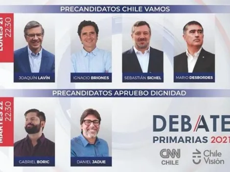 Debate Primarias EN VIVO | Sigue ONLINE el debate de Chile Vamos