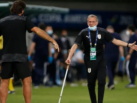 El Maestro Tabárez está furioso con Chile por hacer tiempo