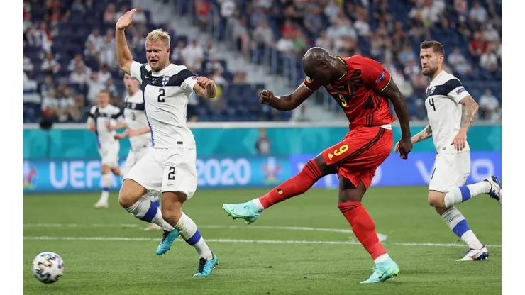 Lukaku marcó el segundo gol de los belgas
