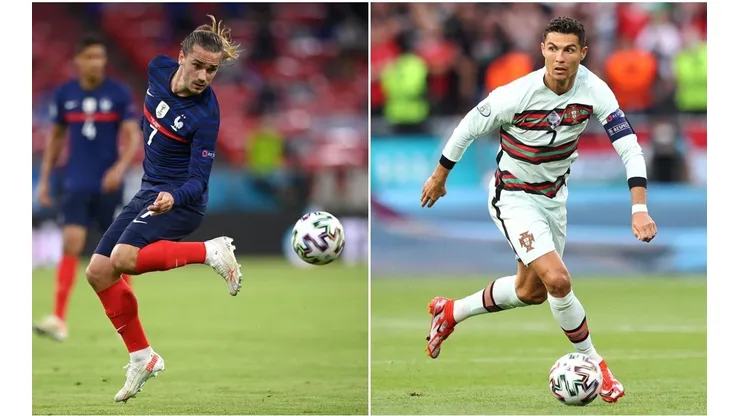 Francia y Portugal se enfrentan el miércoles por la Euro 2020.