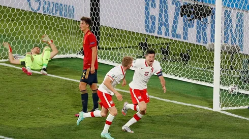 Robert Lewandowski puso el empate para Polonia frente a España en la Eurocopa 2020.