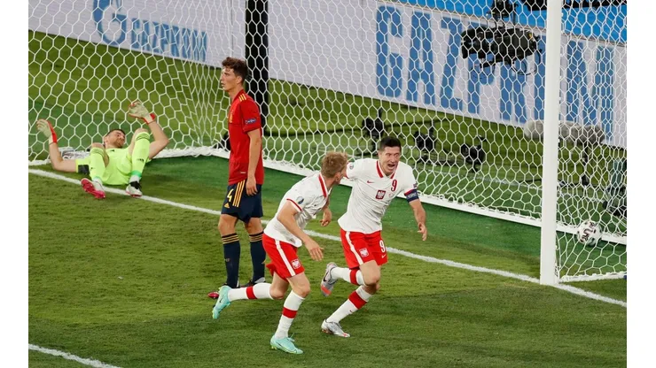 Robert Lewandowski puso el empate para Polonia frente a España en la Eurocopa 2020.