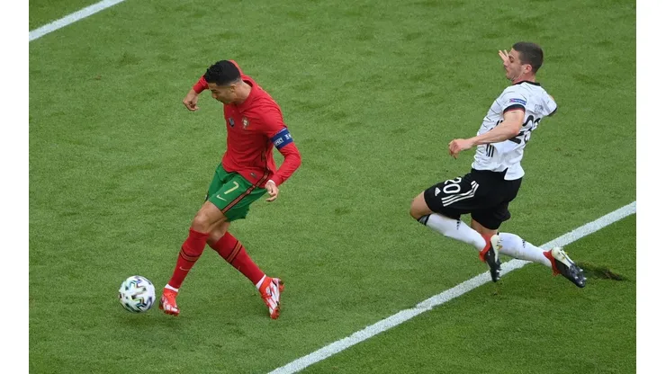 Cristiano anotó por primera vez ante Alemania