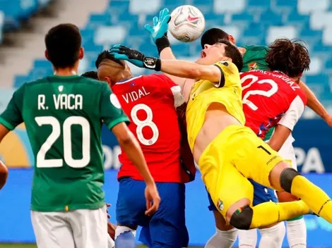 Lampe quedó feliz a pesar de la derrota por quitarle la pelota a Chile