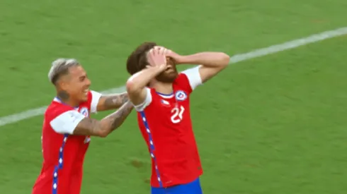Ben Brereton marca su primer gol con Chile y pone el 1-0 frente a Bolivia en Copa América.