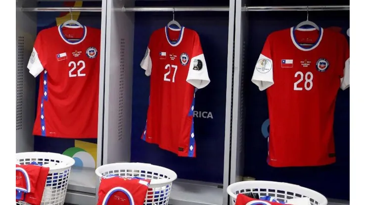 Chile tapó la marca Nike con una bandera del país