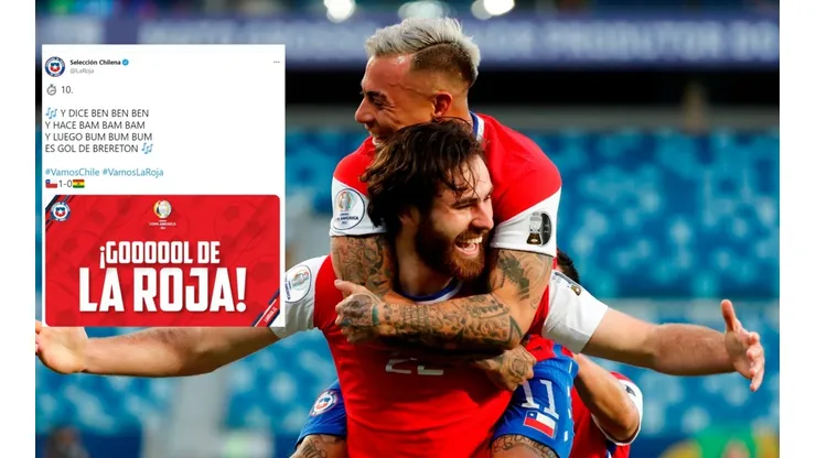 El Twitter de la Roja celebró a Brereton con música chilena