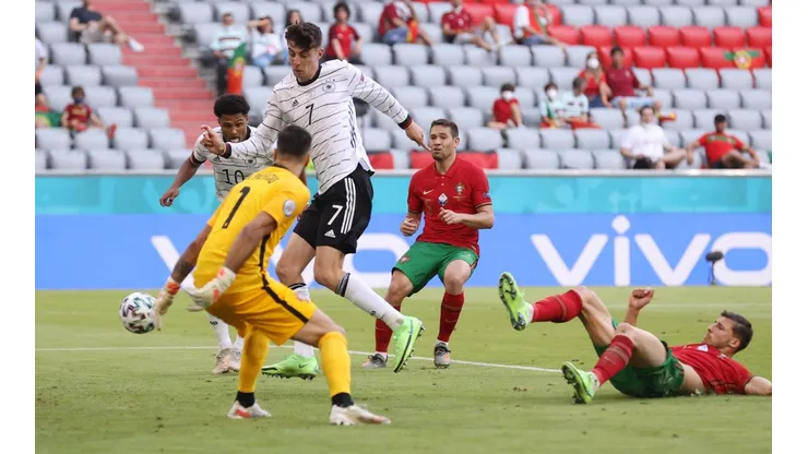 Alemania remontó ante Portugal y sumó sus primeros tres puntos