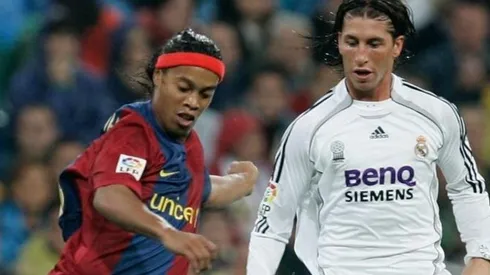 Ronaldinho canchereó a Sergio Ramos y recibió tremenda respuesta