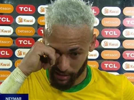 Neymar rompe en llanto tras ser figura ante Perú en Copa América