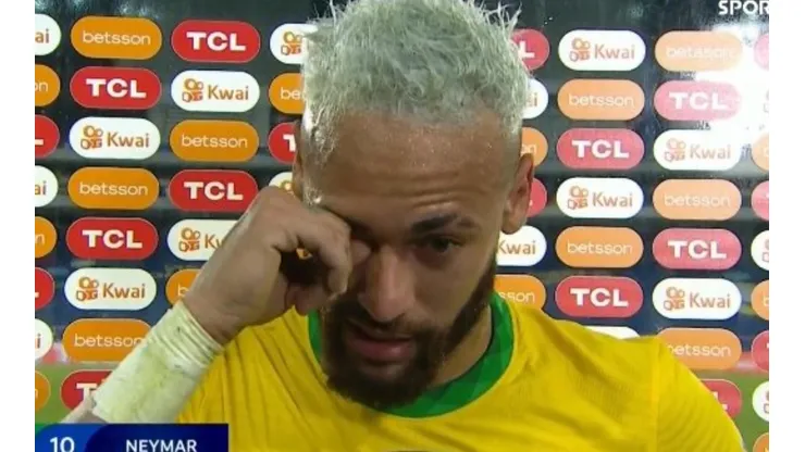 Neymar no aguantó las lágrimas tras su brillante noche ante Perú