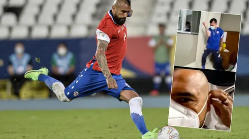 Vidal prometió gol y Medel respondió con los pasos prohibidos