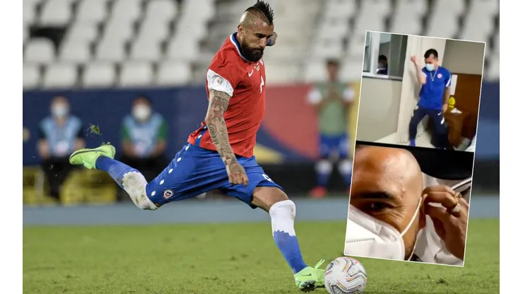 Vidal prometió gol y Medel respondió con los pasos prohibidos