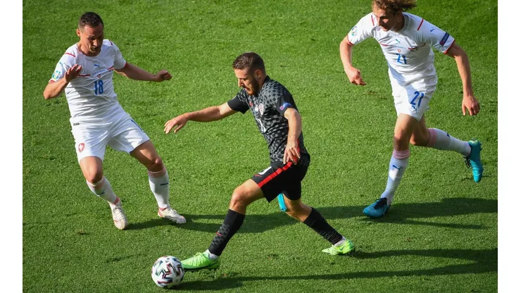 República Checa le saca un empate a una Croacia que se complica en el Grupo D de la Eurocopa.