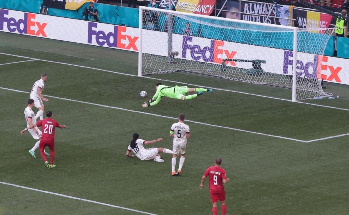 Dinamarca sorprende a Bélgica con el segundo gol más rápido de la ...
