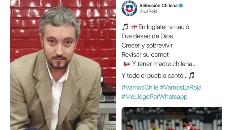Pablo Carrozza está furioso con el posteo de la selección chilena