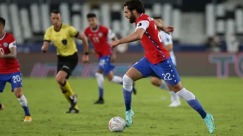 Ben Brereton ingresó en el segundo tiempo del partido entre Chile y Argentina por Copa América y dejó buenas sensaciones