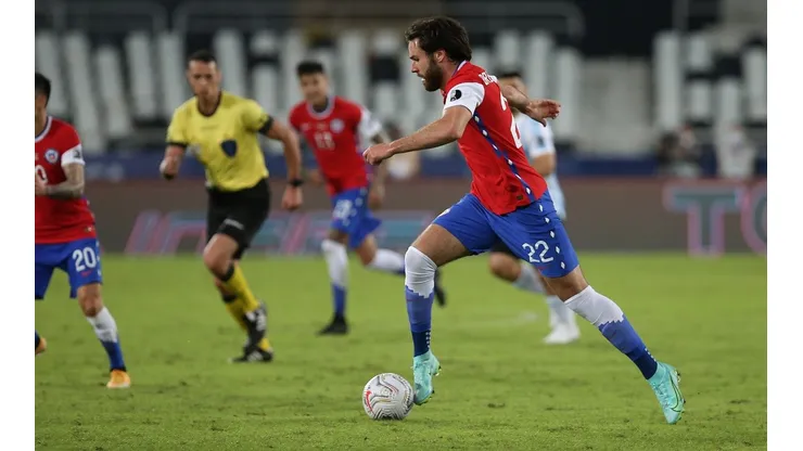 Ben Brereton ingresó en el segundo tiempo del partido entre Chile y Argentina por Copa América y dejó buenas sensaciones