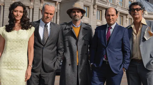 Parte del elenco para la segunda temporada de El Presidente.