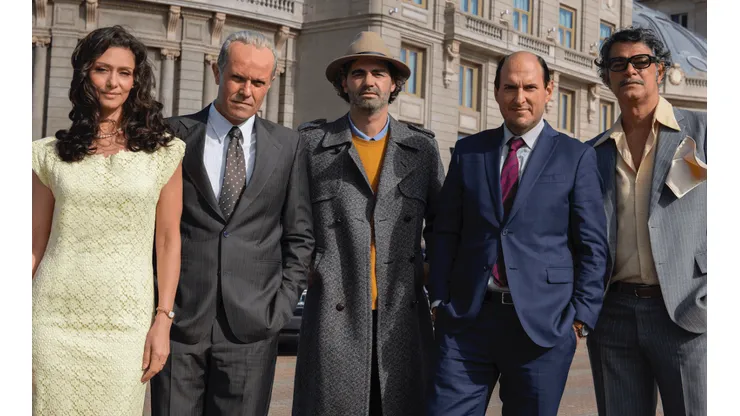 Parte del elenco para la segunda temporada de El Presidente.