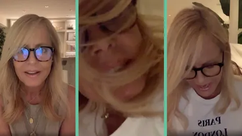 Cecilia Bolocco en la transmisión de Instagram