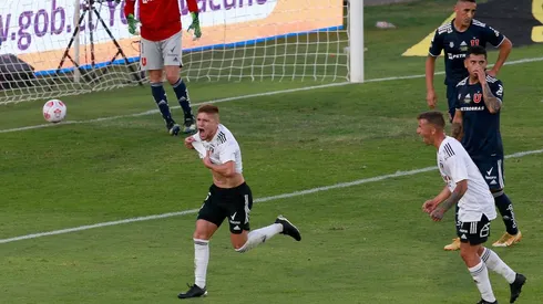 Leonardo Gil anotó el gol del triunfo de Colo Colo sobre Universidad de Chile en el último Superclásico disputado en el estadio Monumental