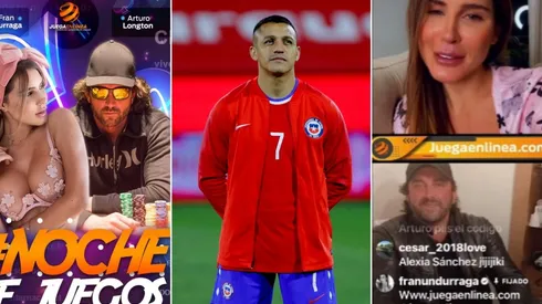 Alexis Sánchez fue tema en el Instagram Live de Arturo Longton y Fran Undurraga.