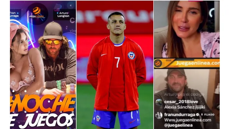 Alexis Sánchez fue tema en el Instagram Live de Arturo Longton y Fran Undurraga.