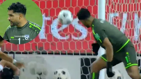 Garrafal error del portero afgano ante India.