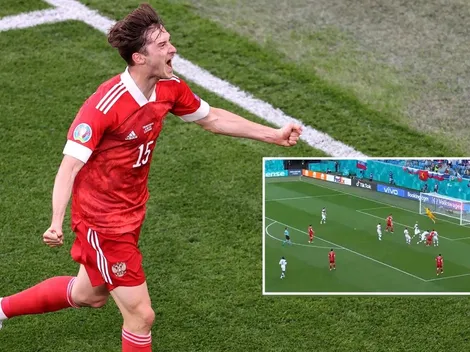 Golazo de Rusia en la Euro: Miranchuk la puso en el ángulo