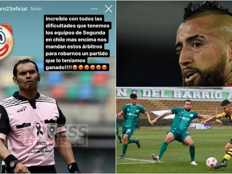 Vidal furioso: alega robo a Rodelindo Román en Copa Chile